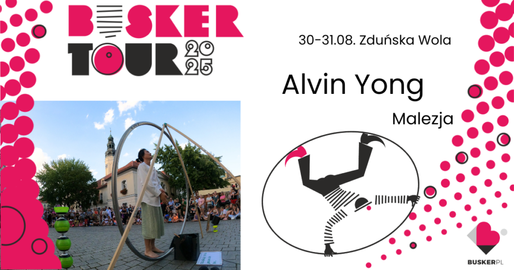 Artysta uliczny Alvin Yong