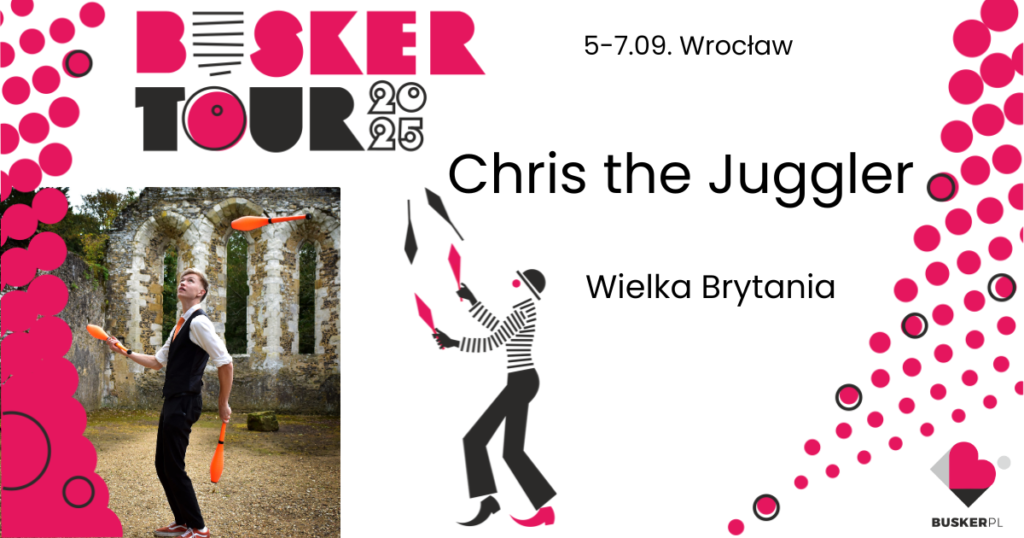 Artysta uliczny Chris the Juggler