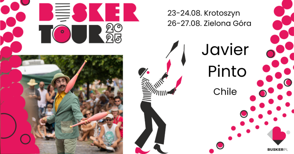 Artysta festiwalu Busker Tour Javier Pinto