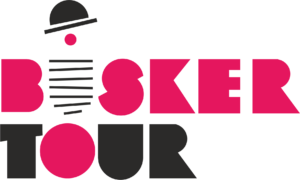 Logo festiwalu sztuki ulicznej Busker Tour 