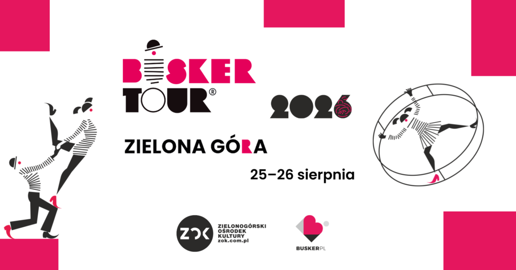 Busker Tour 2026 w Zielonej Górze zapowiedź graficzna